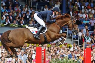 Simon Delestre and Ryan Des Hayettes Individual Final Competition FEI European Championships - Aachen 2015 Simon Delestre and Ryan Des Hayettes Individual Final Competition FEI European Championships - Aachen 2015